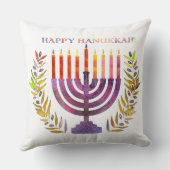 ハッピーハヌカー枕 クッション (裏面)