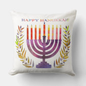 ハッピーハヌカー枕 クッション (正面)