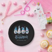 ハッピーハヌカー格言おもしろいファミリー(ユダヤ教)メノラードリデル ペーパープレート (パーティー)