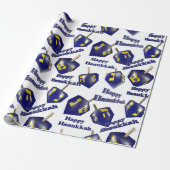 ハッピーハヌカー紡績夢 ラッピングペーパー (アンロールド)