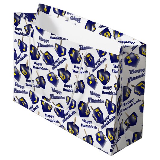 ハッピーハヌカー紡績夢 ラージペーパーバッグ (正面アングル)