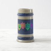 ハッピーハヌカー語（ヘブライ語） ビールジョッキ (中央)