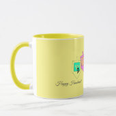 ハッピーハヌカー語(ヘブライ語) マグカップ (左)