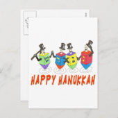 ハッピーハヌカー踊りドレイデス シーズンポストカード (正面/裏面)