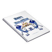 ハッピーハヌカー踊りドレイドスジェリードーナツ ノートブック (右側)