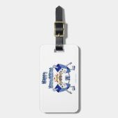 ハッピーハヌカー踊りドレイドスジェリードーナツ ラゲッジタグ (正面縦)