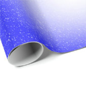 ハッピーハヌカー2トーンブルーホワイトバックグラウンド ラッピングペーパー (ロールコーナー)