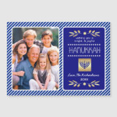 ハッピーハヌカー。カスタムフォト磁気カード (正面)