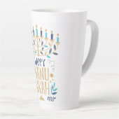 ハッピーハヌカー カフェラテマグ (右アングル)