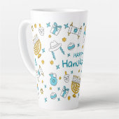 ハッピーハヌカー カフェラテマグ (左アングル)