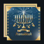 ハッピーハヌカー カード<br><div class="desc">ハッピーハヌカーと引用文の後ろ向き8日間のユダヤ人お祝いハヌカーまたはハヌカー（ユダヤ教の祭り）は、エルサレムの第二神殿の紀元前2世紀に再献身を記念している。伝説によると、ユダヤ人はマカバの反乱でギリシャとシリアの圧迫者に立ち上がっていたという。ヘブライ語で「献身」という意味のハヌカーは、ヘブライ暦のキスレフ25日に始まり、通常は11月か12月に秋となる。</div>