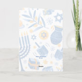 ハッピーハヌカー カード (裏面)