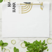 ハッピーハヌカー キッチンタオル (折り畳み)