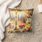 ハッピーハヌカー クッション (ブランケット)