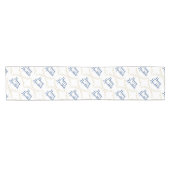 ハッピーハヌカー ショートテーブルランナー (横)