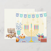 ハッピーハヌカー シーズンカード (正面/裏面)