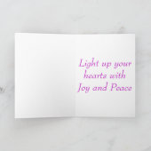 ハッピーハヌカー シーズンカード (内部)