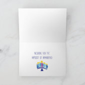 ハッピーハヌカー シーズンカード (内部)