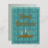 ハッピーハヌカー シーズンポストカード (正面/裏面)