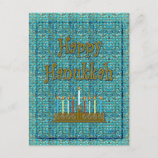 ハッピーハヌカー シーズンポストカード (正面)