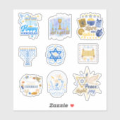 ハッピーハヌカー シール (シート)