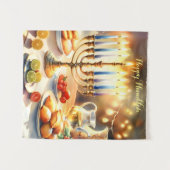 ハッピーハヌカー タペストリー (正面(横))