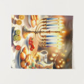 ハッピーハヌカー タペストリー (正面(横))