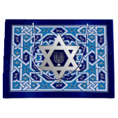 ハッピーハヌカー/ハッピーハヌカー（ユダヤ教の祭り） ラージペーパーバッグ (正面)