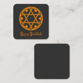 ハッピーハヌカー |ハヌカーフェスティバル ノートカード (正面/裏面)