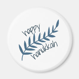ハッピーハヌカー(ブルー葉の) マグネット