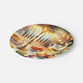 ハッピーハヌカー ペーパープレート (アングル)