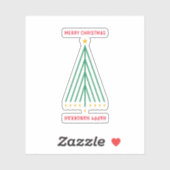 ハッピーハヌカー、メリークリスマス シール (シート)