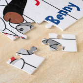 ハッピーハヌカー(ユダヤ教の祭り)ハッモートイヤー ジグソーパズル (側面)