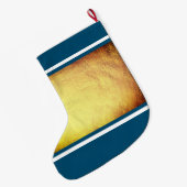 ハッピーハヌカー（ユダヤ教の祭り） ラージクリスマスストッキング (裏面 (吊り時))