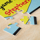 ハッピーハヌカー(ユダヤ教の祭り)恐竜ジグソーパズル ジグソーパズル (側面)