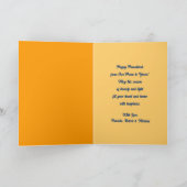 ハッピーハヌカー。（ユダヤ教）メノラーと浚渫船 シーズンカード (内部)