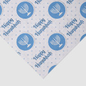 ハッピーハヌカー（ユダヤ教）メノラーオン水玉模様 薄葉紙 (詳細)