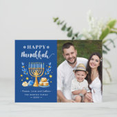 ハッピーハヌカー(ユダヤ教)メノラースーフガニヤドリデル写真 シーズンカード (スタンド正面)