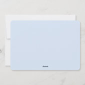 ハッピーハヌカー（ユダヤ教）メノラーハンドドローカスタムド写真 シーズンカード (裏面)