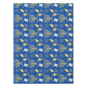 ハッピーハヌカー（ユダヤ教）メノラーユダヤ教ホリデーパターン テーブルクロス (正面)