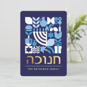 ハッピーハヌカー(ユダヤ教)メノラーユダヤ星ドリデル シーズンカード (スタンド正面)