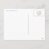 ハッピーハヌカー(ユダヤ教)メノラー シーズンポストカード (裏面)