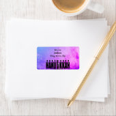 ハッピーハヌカー（ユダヤ教）メノラー ラベル (インサイチュ)