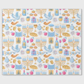 ハッピーハヌカー ラッピングペーパー (フラット)