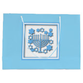 ハッピーハヌカー ラージペーパーバッグ (裏面)