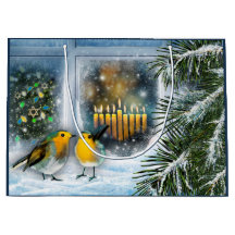 ハッピーハヌカー。冬のシー絵を描ン