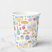 ハッピーハヌカー 紙コップ (裏面)