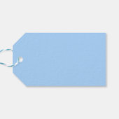 「ハッピーハヌカー」金ゴールド（ユダヤ教）メノラー ギフトタグ (裏面横)