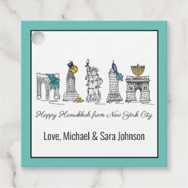 ハッピーハヌカーfromニューヨークシティNYCハヌカー（ユダヤ教の祭り） フェイバータグ