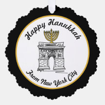 ハッピーハヌカーfrom NYC（ユダヤ教）メノラーワシントンスクエア